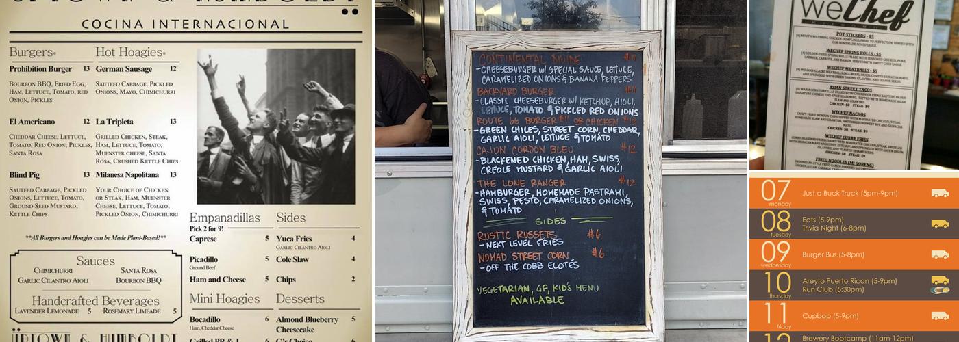 Two22 Brew Menu