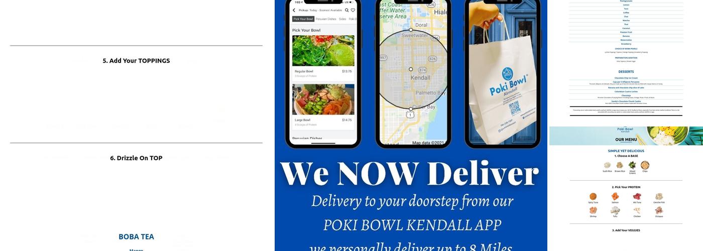 Poki bowl Kendall Menu