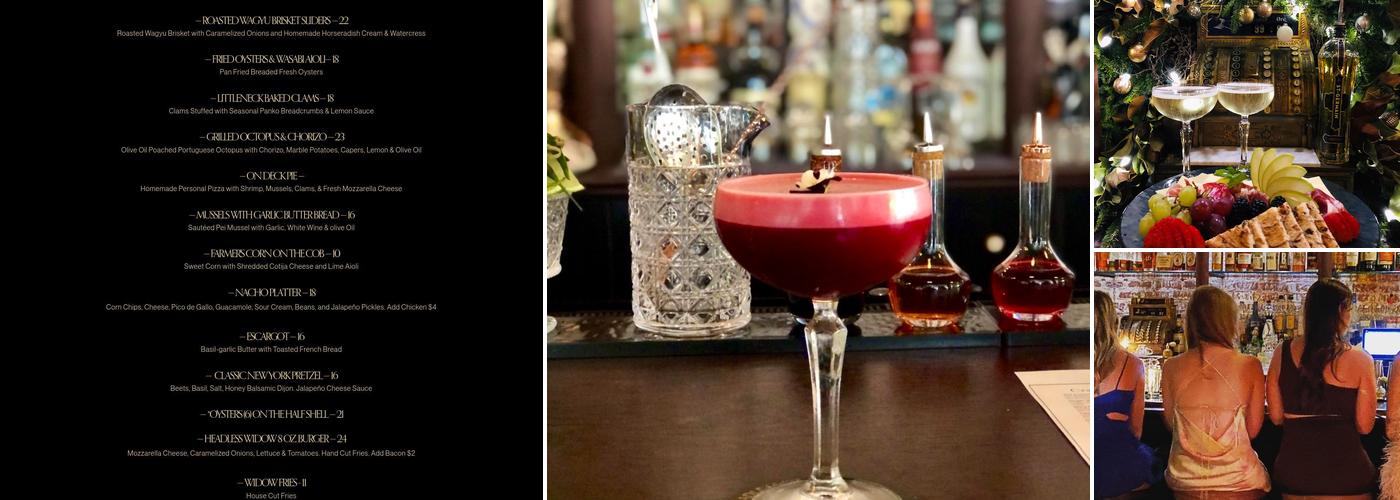 The Headless Widow Menu