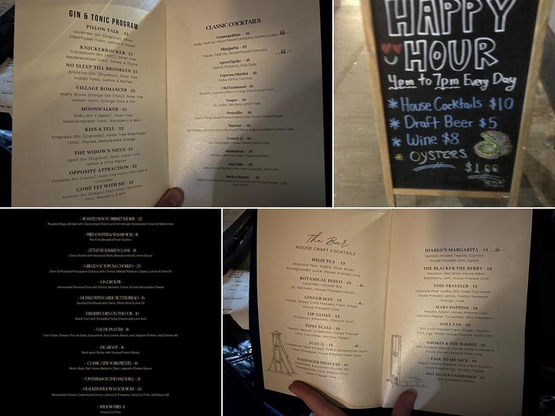 The Headless Widow Menu