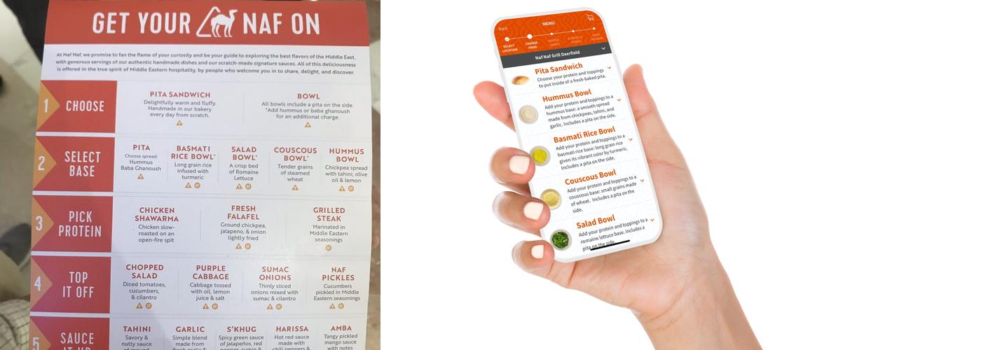Naf Naf Grill Menu