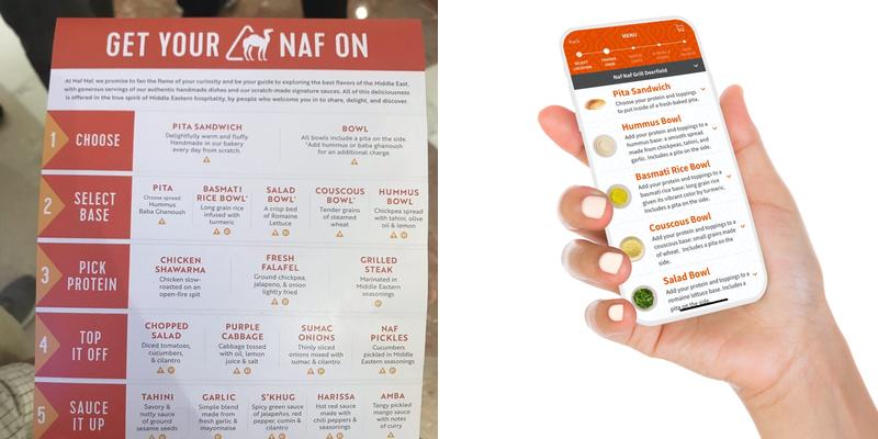 Naf Naf Grill Menu