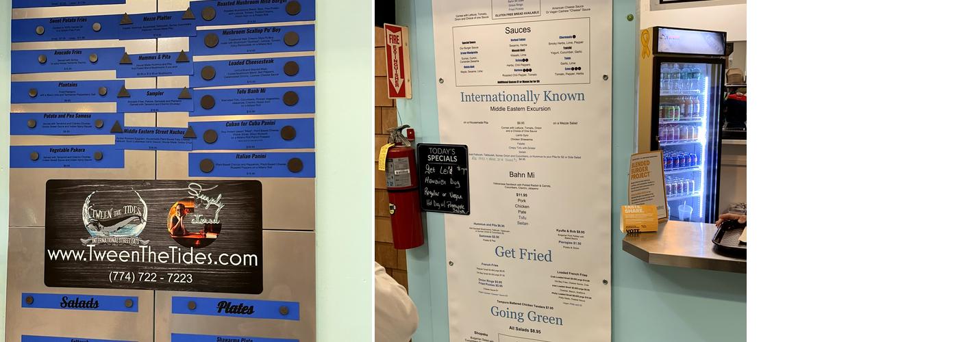 Tween the Tides Menu