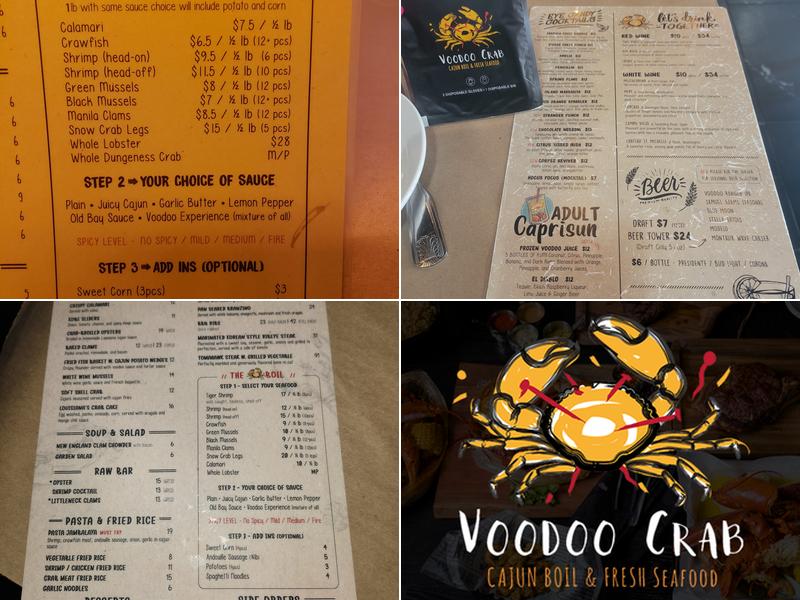 Voodoo Crab of Rockville Centre Menu