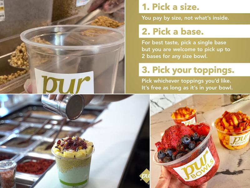 pur Bowls : Acai Bowls Menu