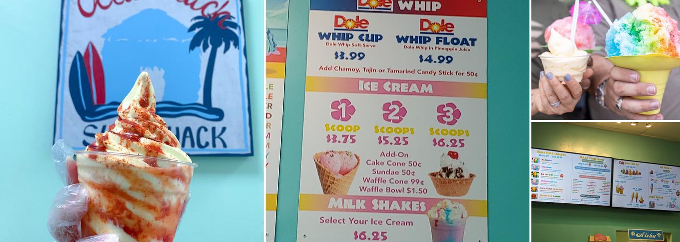 Hula Tang Shave Ice Menu