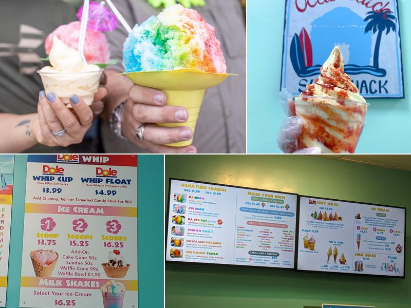 Hula Tang Shave Ice Menu