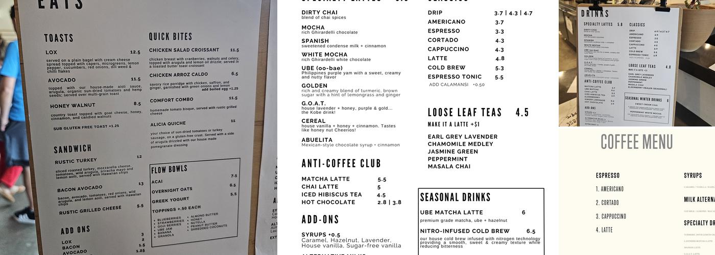 Corridor Flow Menu