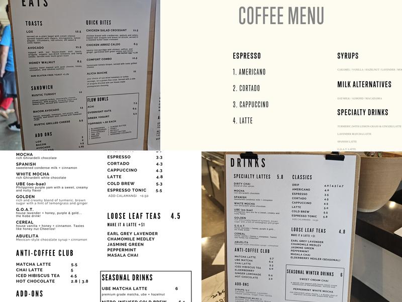 Corridor Flow Menu