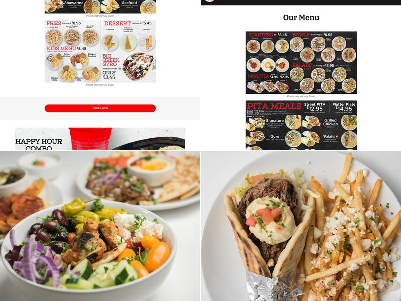 PITA Mediterranean Street Food - McDonough Menu