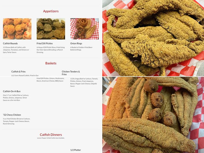 Belzoni's Catfish Cafe Menu