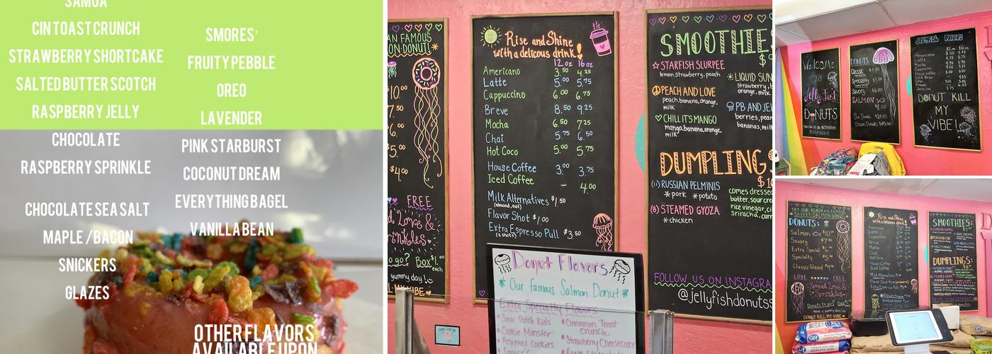Jellyfish Donuts Menu