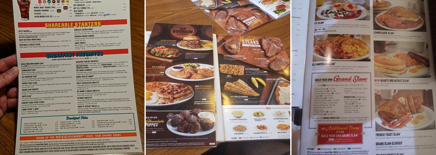 Denny's Menu