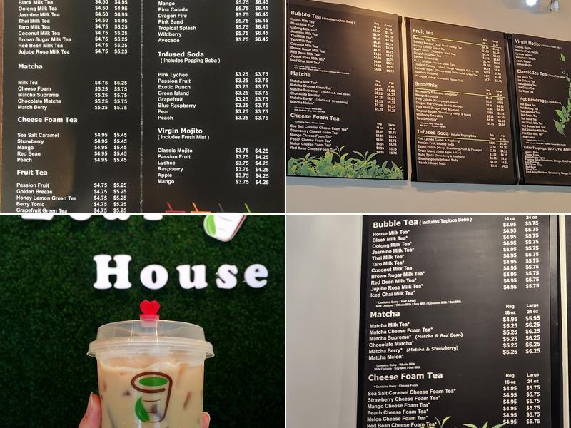 Leaf House Menu