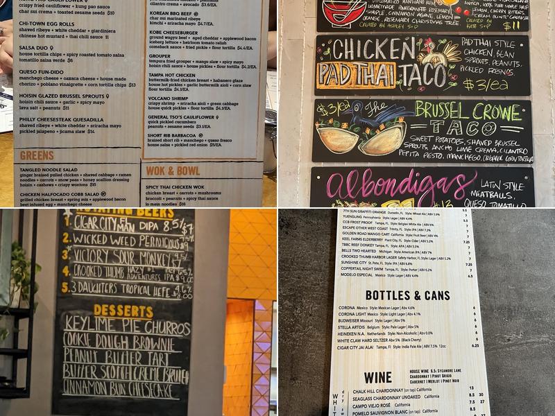Shaker & Peel Menu