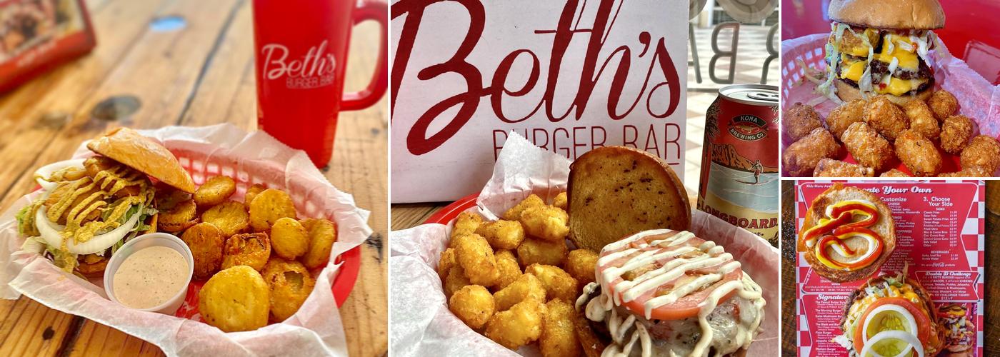 Beth's Burger Bar Menu