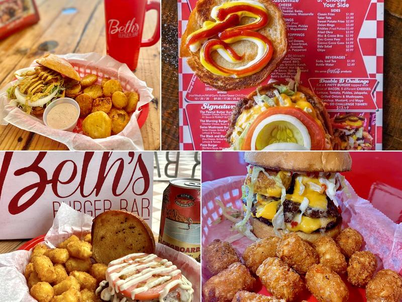 Beth's Burger Bar Menu