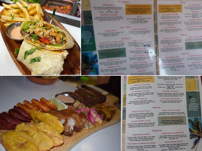 Punta Cana Latin Grill Menu