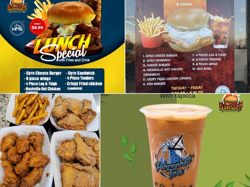 Fahrenheit Halal Menu