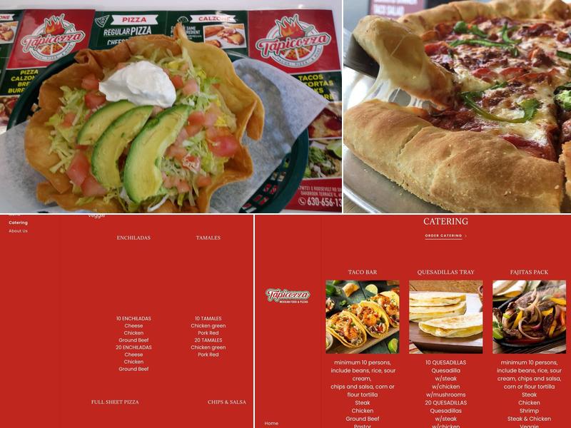 Tapicozza Menu