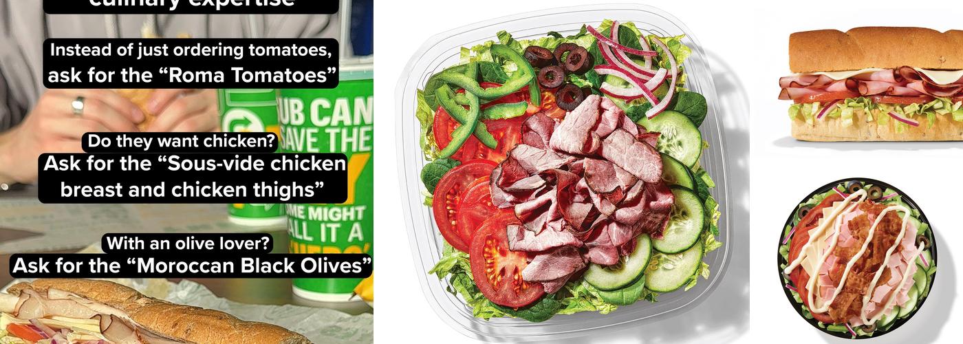 Subway Menu