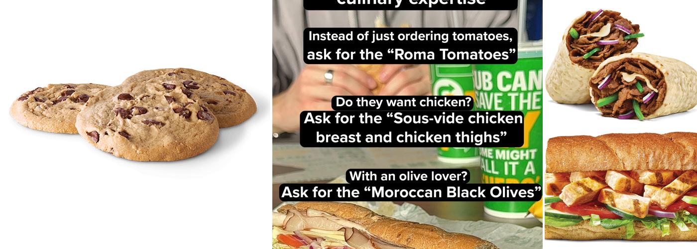 Subway Menu