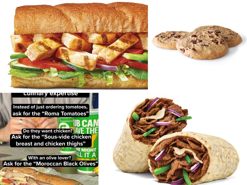 Subway Menu