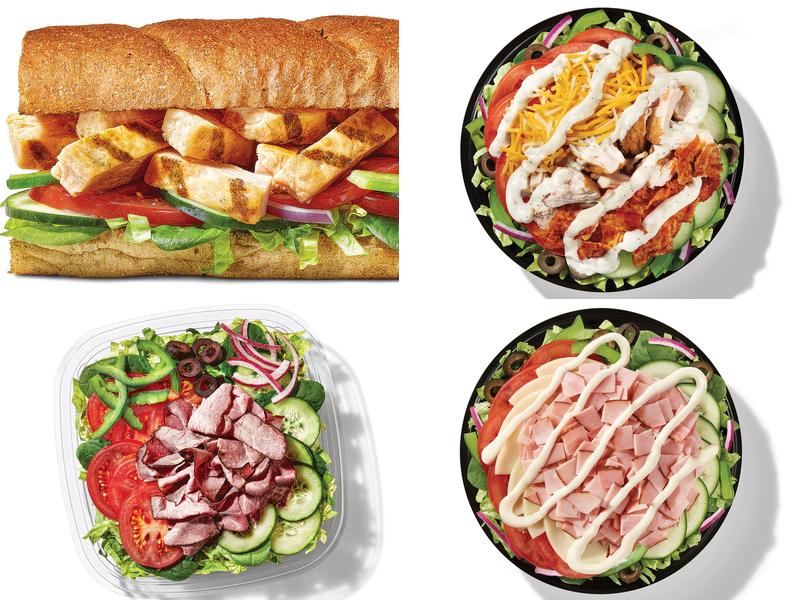 Subway Menu