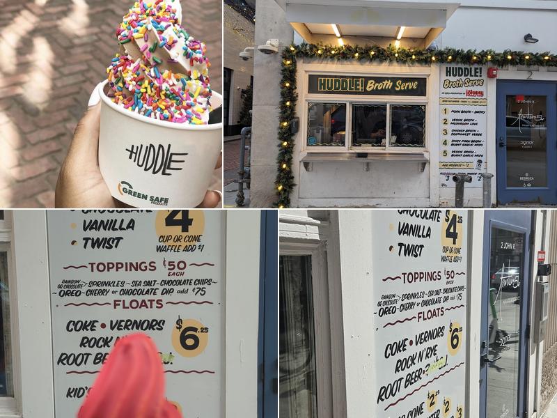 Huddle Soft Serve Menu