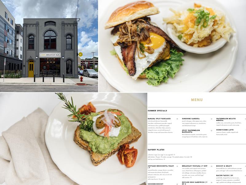 Hope Breakfast Bar - St. Paul Menu