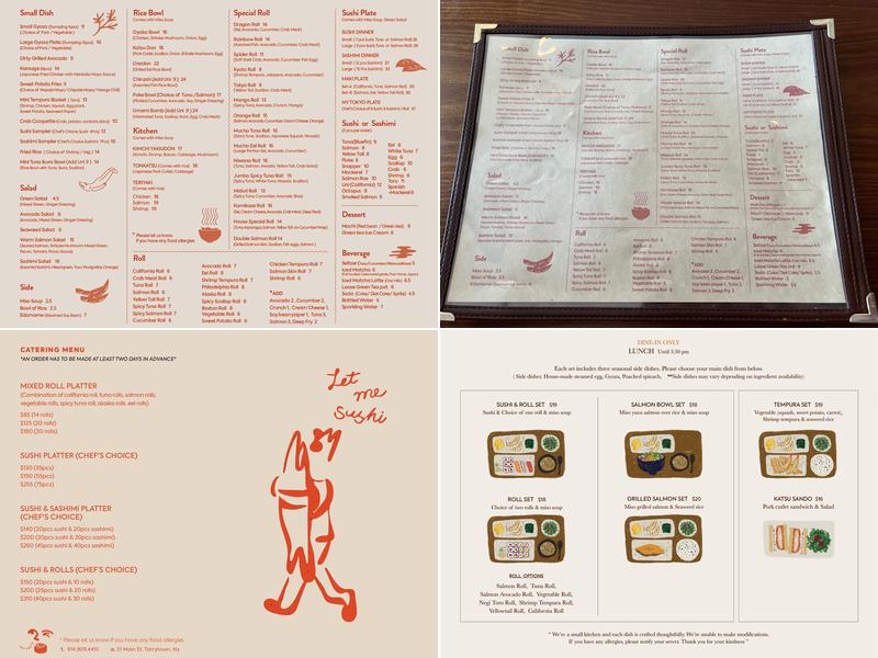 MY TOKYO Menu