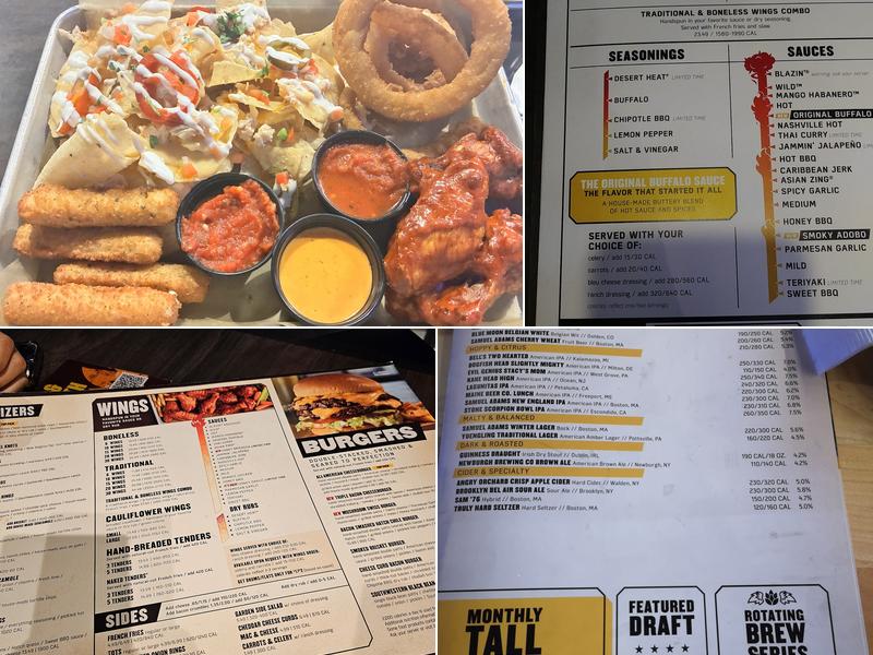 Buffalo Wild Wings Menu