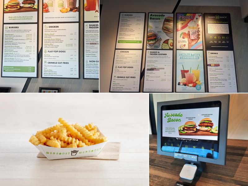 Shake Shack Cherry Hill Menu