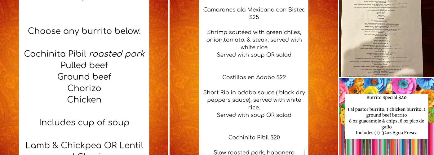 El Nopalito Menu