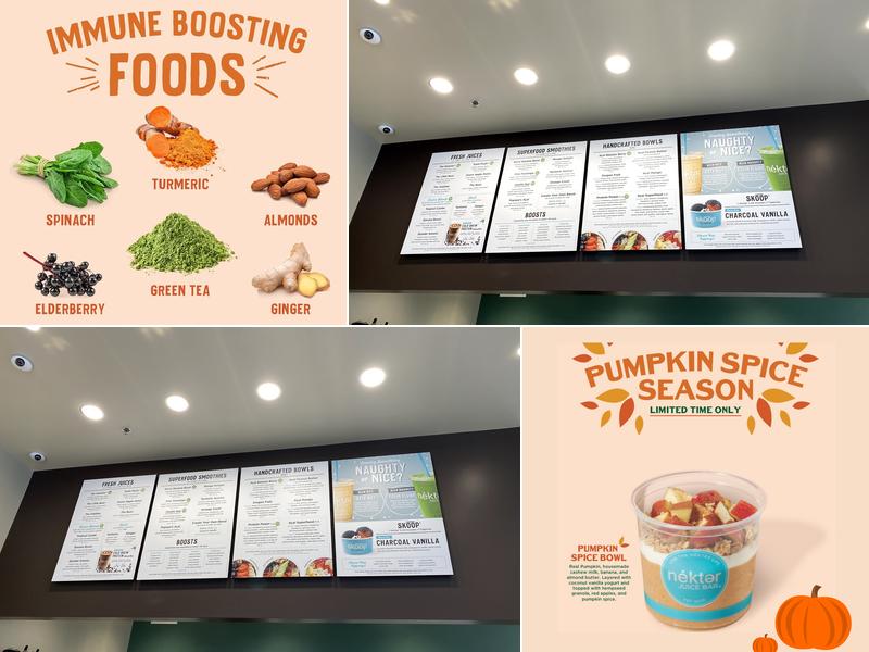 Nekter Menu
