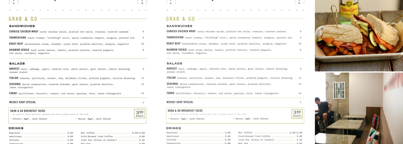 Patika Menu