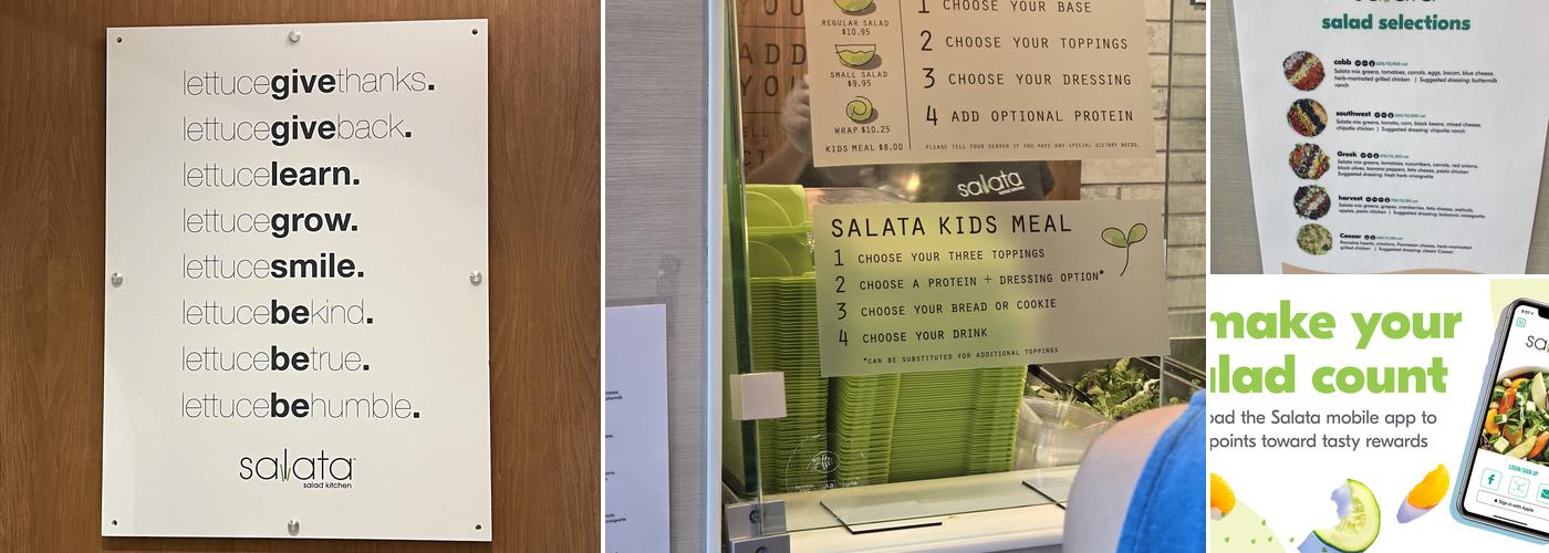 Salata Menu