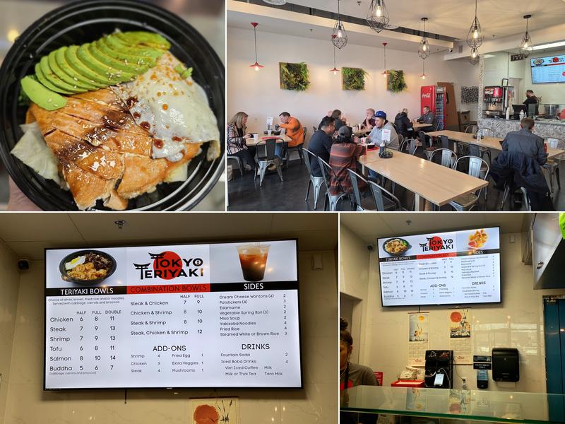 Tokyo Teriyaki Menu