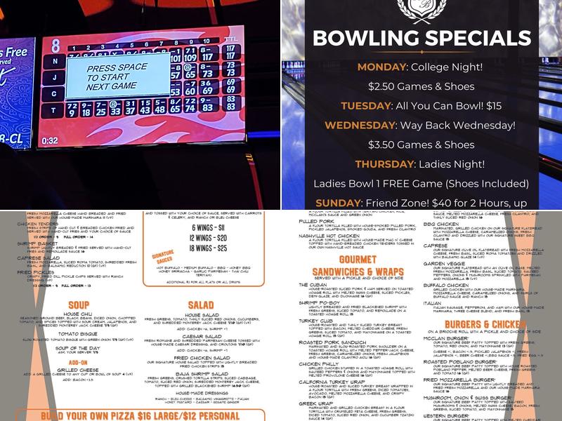 McClain's at First & Main Menu