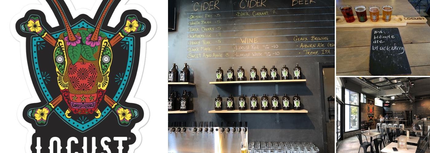 Locust Cider Post Alley Menu