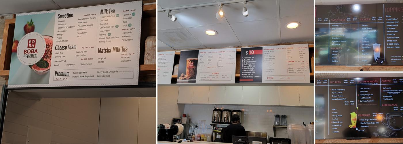 Boba Square Menu