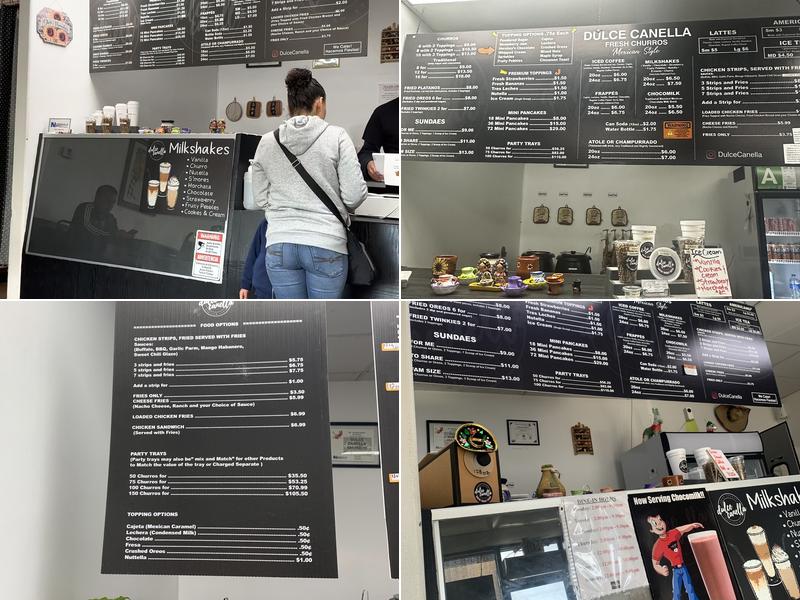 Dulce Canella Menu