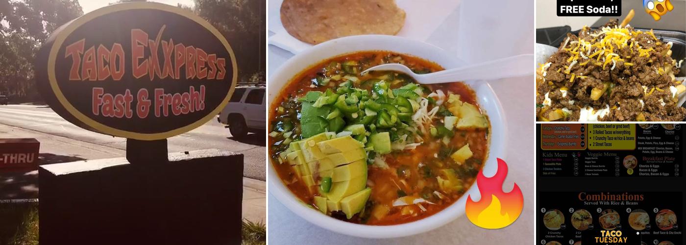 Taco Exxpress #2 Menu