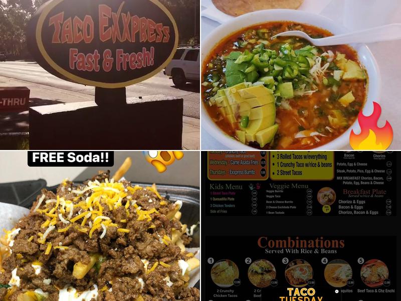 Taco Exxpress #2 Menu