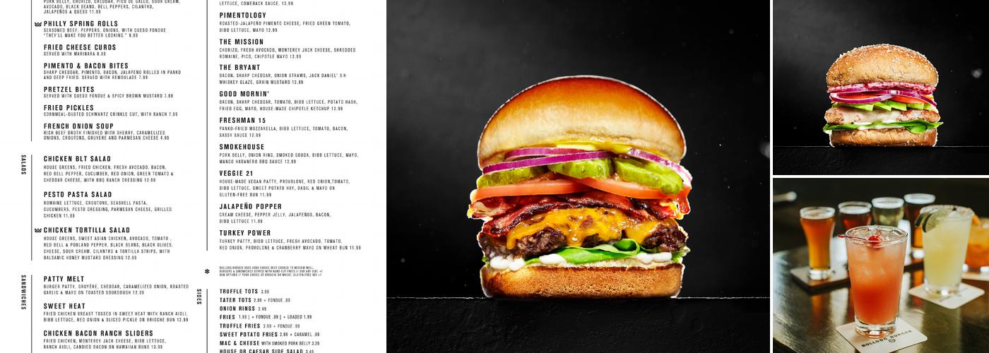Bulldog Burger Company Tupelo Menu