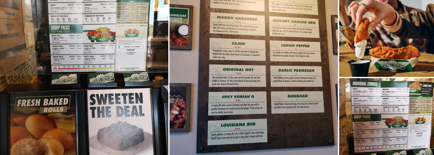 Wingstop Menu