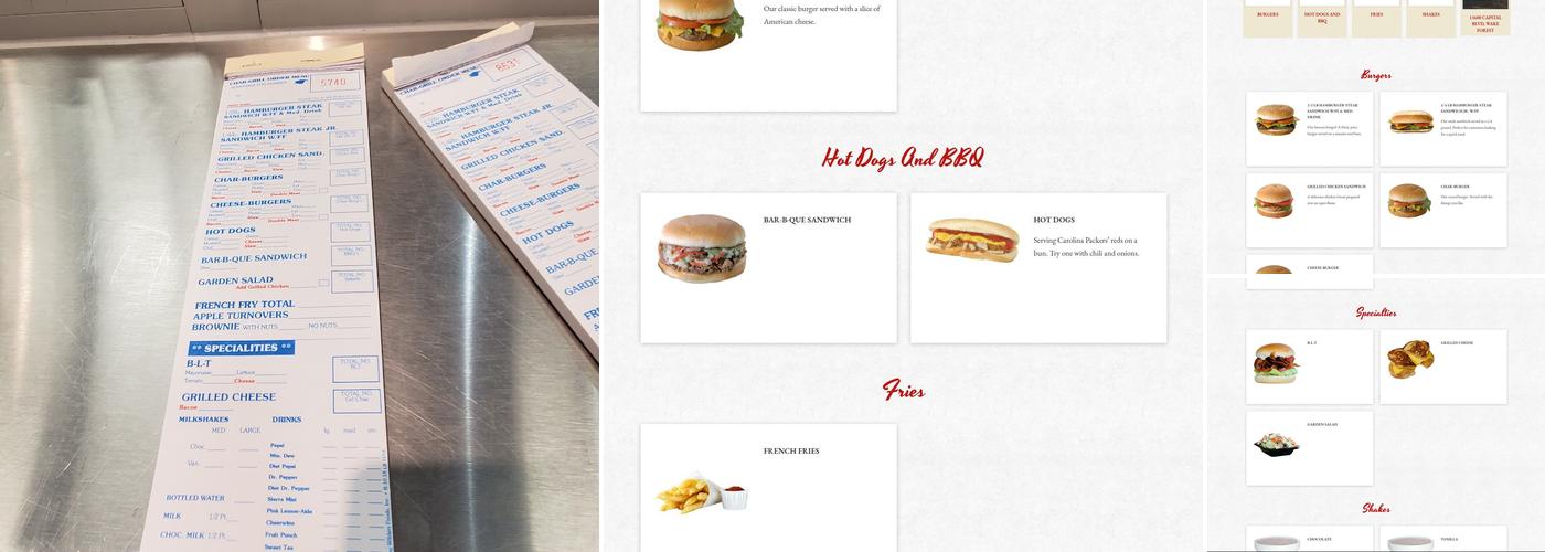 Char Grill Menu