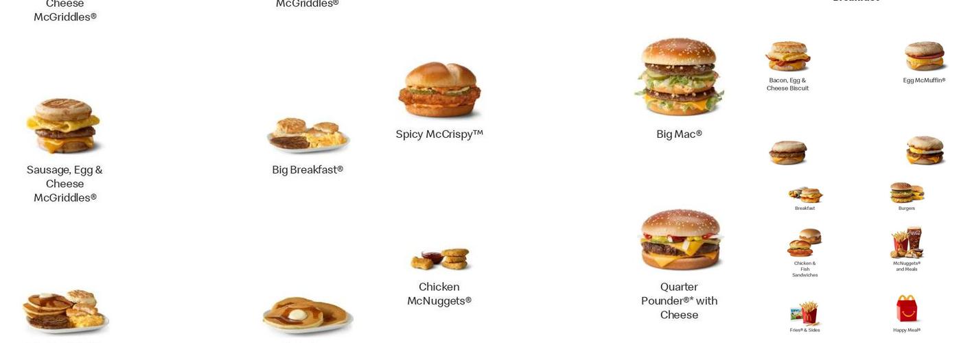 McDonald's Menu