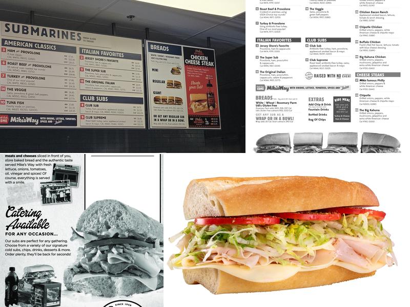 Jersey Mike's Subs Menu