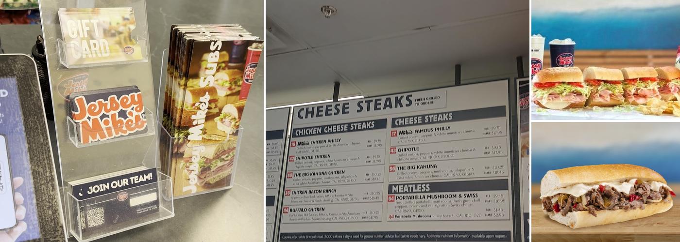 Jersey Mike's Subs Menu
